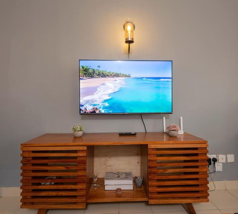 TV a/nebo společenská místnost v ubytování Athi Luxury Suites