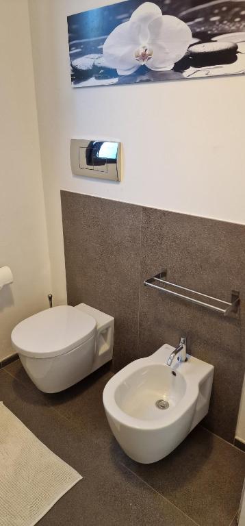 Kúpeľňa v ubytovaní Villa Le Dune Cicas
