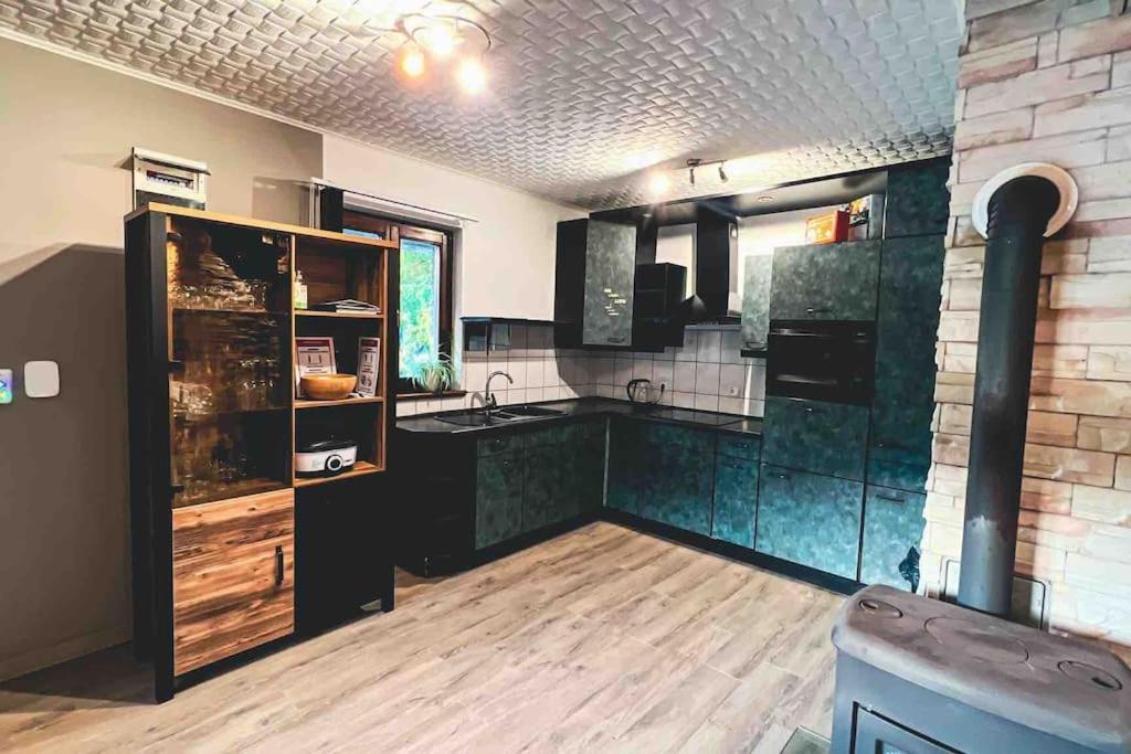 Kuchyň nebo kuchyňský kout v ubytování Holiday Home Cindric Gaj