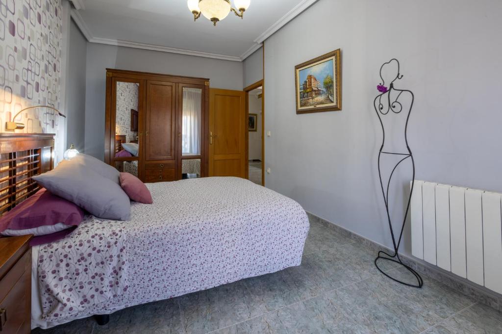 Postel nebo postele na pokoji v ubytování CASA LA TERCIA