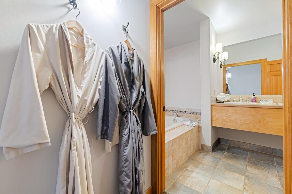 Koupelna v ubytování Landhaus Erika