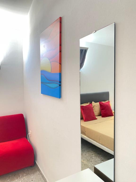Posezení v ubytování Best Rooms- Quarto 4 Plateau
