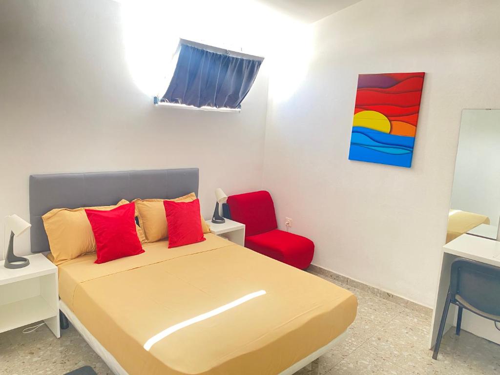 Posezení v ubytování Best Rooms- Quarto 4 Plateau