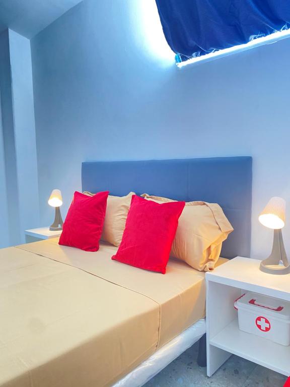 Postel nebo postele na pokoji v ubytování Best Rooms- Quarto 4 Plateau