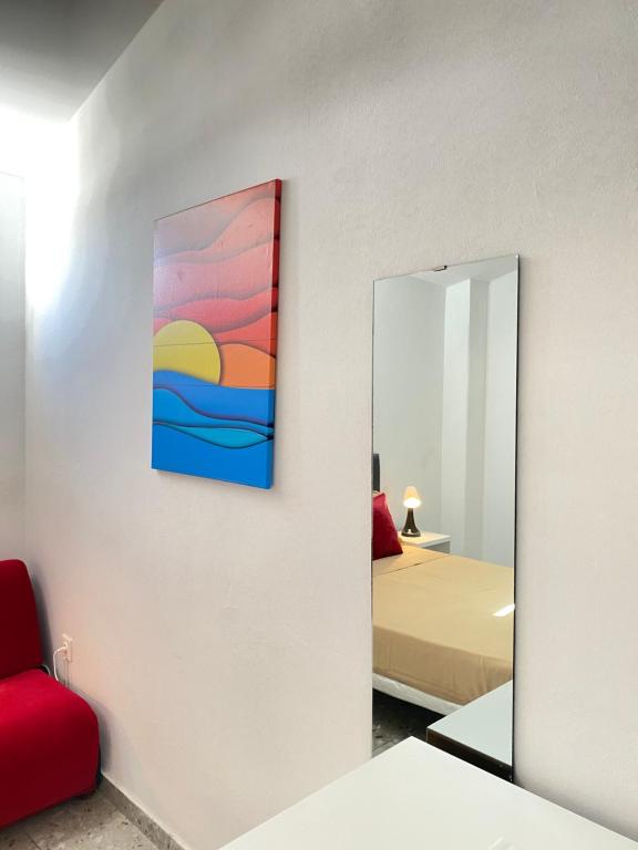 Postel nebo postele na pokoji v ubytování Best Rooms- Quarto 4 Plateau