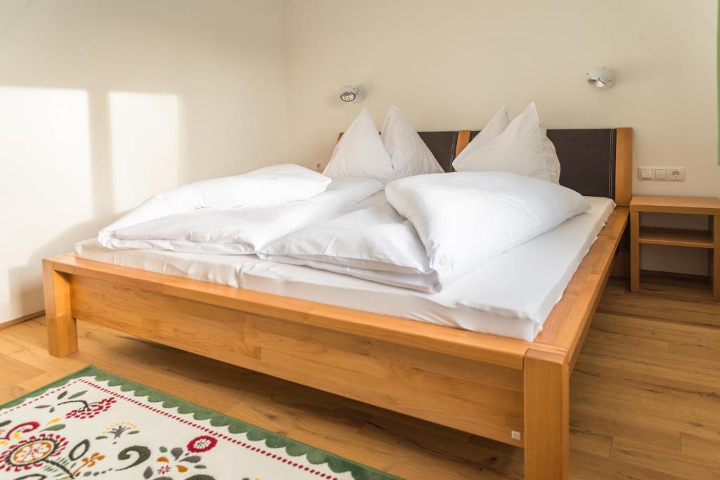 Postel nebo postele na pokoji v ubytování Ramsau Appartements Pickl