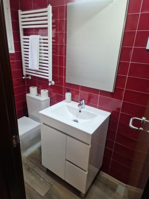Un baño de Hostal Corazón de Madrid
