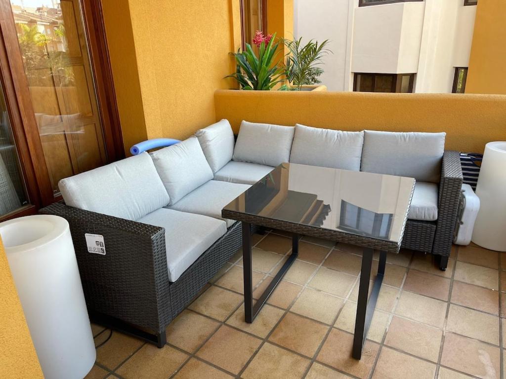 A seating area at Panorama Park, Punta Prima, 5 star Luxury 2 bedroom Apartment like no other