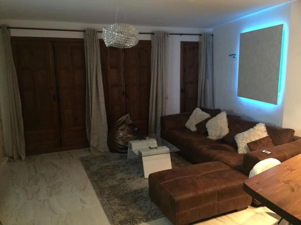 A seating area at Panorama Park, Punta Prima, 5 star Luxury 2 bedroom Apartment like no other