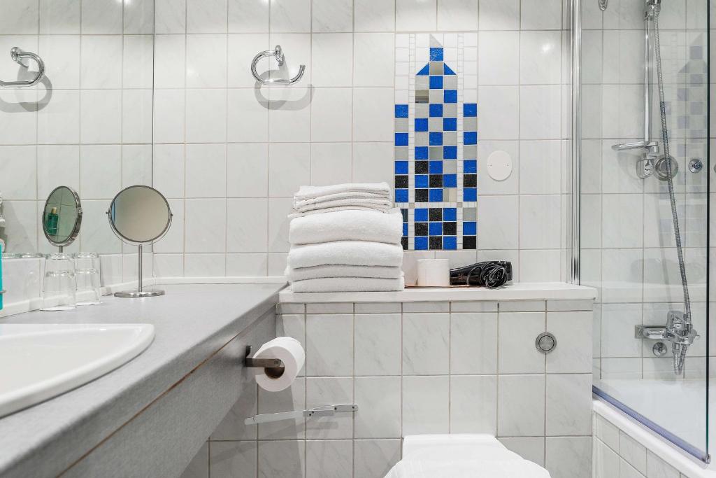 Koupelna v ubytování Best Western Plus Hotel Plaza