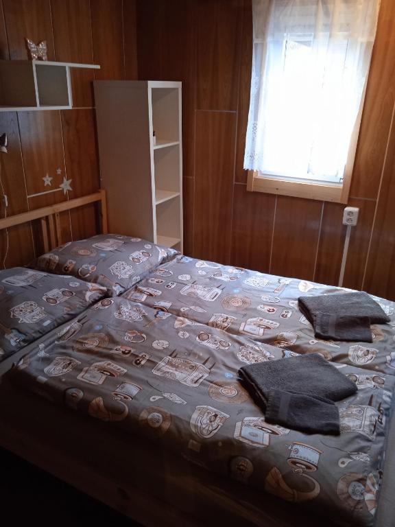 Postel nebo postele na pokoji v ubytování Chata Karolina