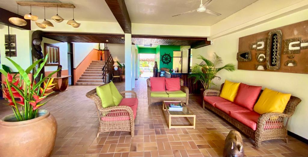 Posezení v ubytování Hotel Santo Vanuatu