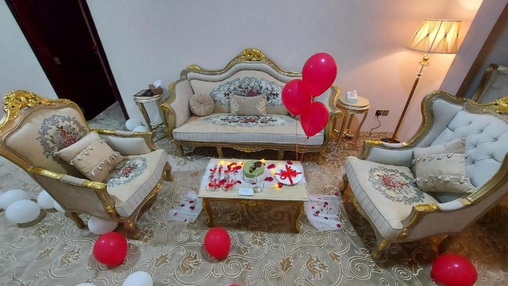 Posezení v ubytování Al Salam Grand Hotel