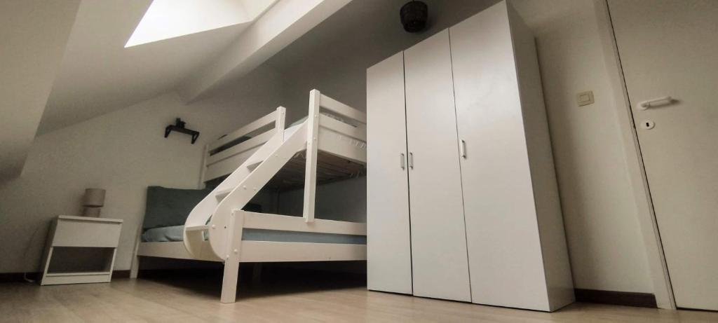 Postel nebo postele na pokoji v ubytování Cosy 2-Bedroom Apartment in the center of Hotton