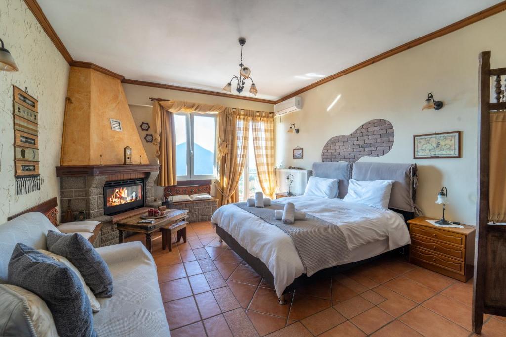 Posteľ alebo postele v izbe v ubytovaní Semeli Guesthouse