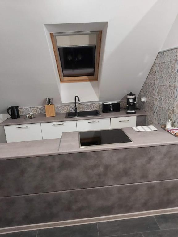 Kuchyňa alebo kuchynka v ubytovaní Fodan Apartman