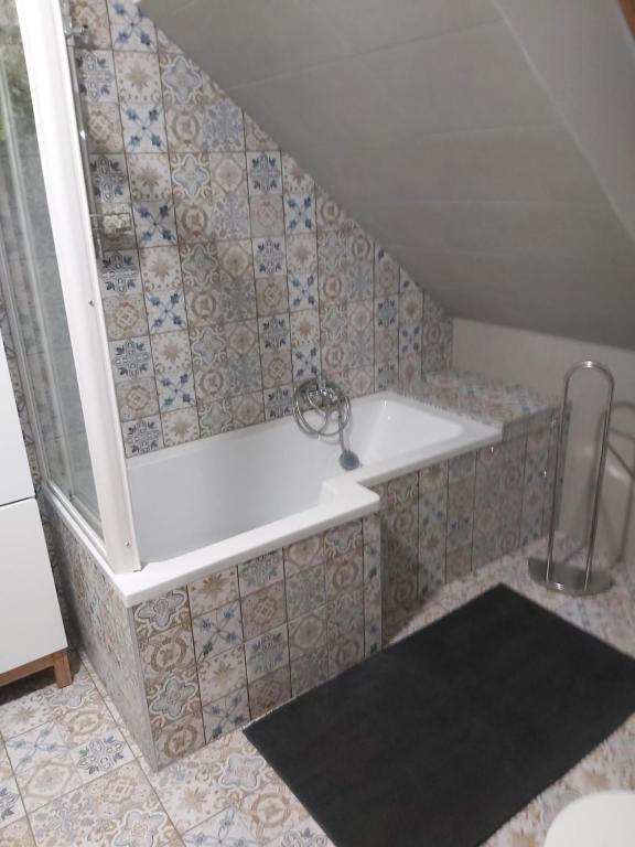 Kúpeľňa v ubytovaní Fodan Apartman