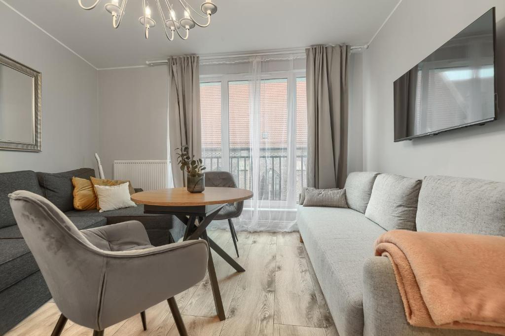 Posedenie v ubytovaní Apartamenty MUNN 3 Szczecin