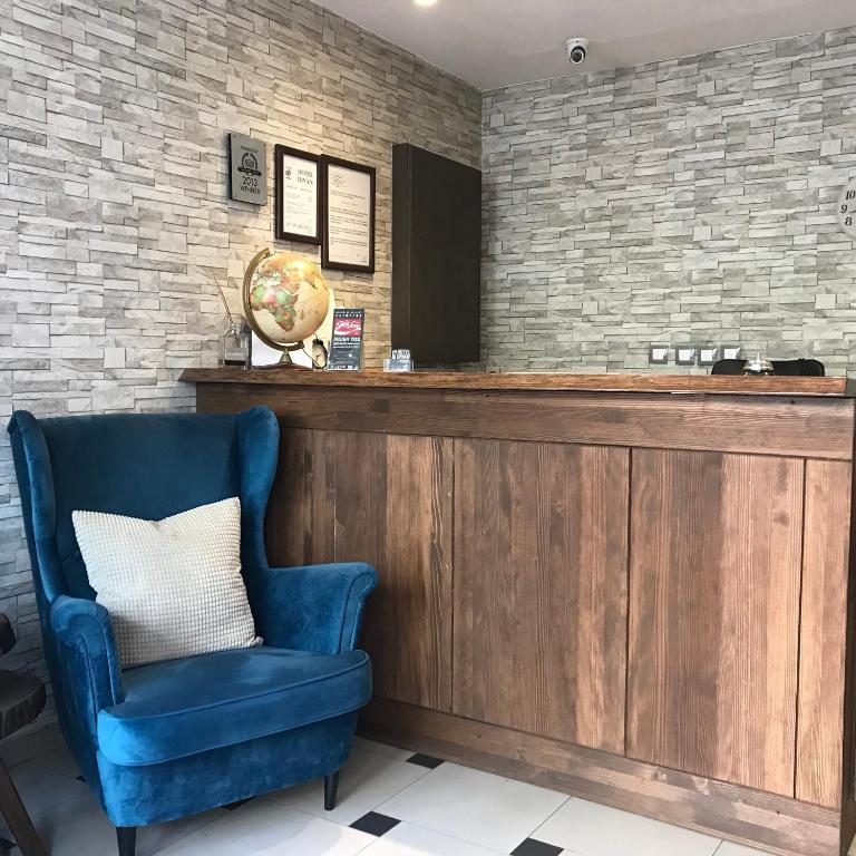 Kuchyň nebo kuchyňský kout v ubytování Hotel Divan