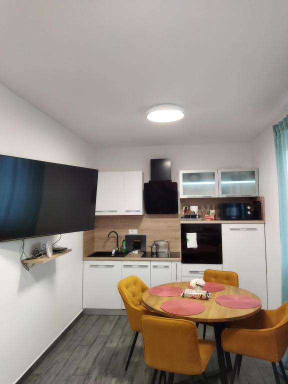 Kuchnia lub aneks kuchenny w obiekcie Apartman na jezeru