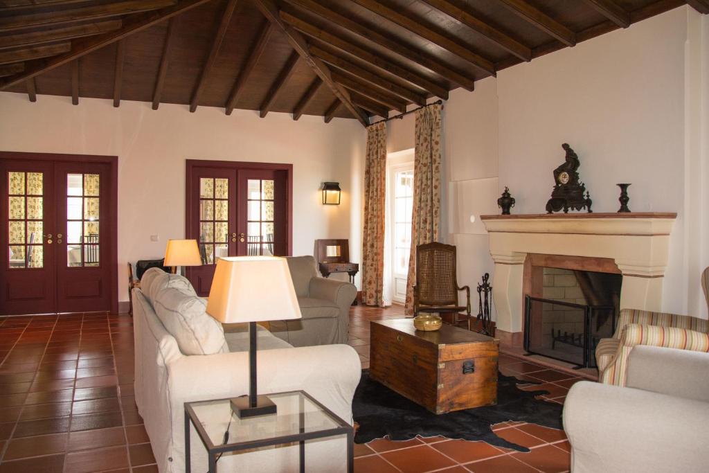 Posezení v ubytování Hotel Rural Monte da Provença