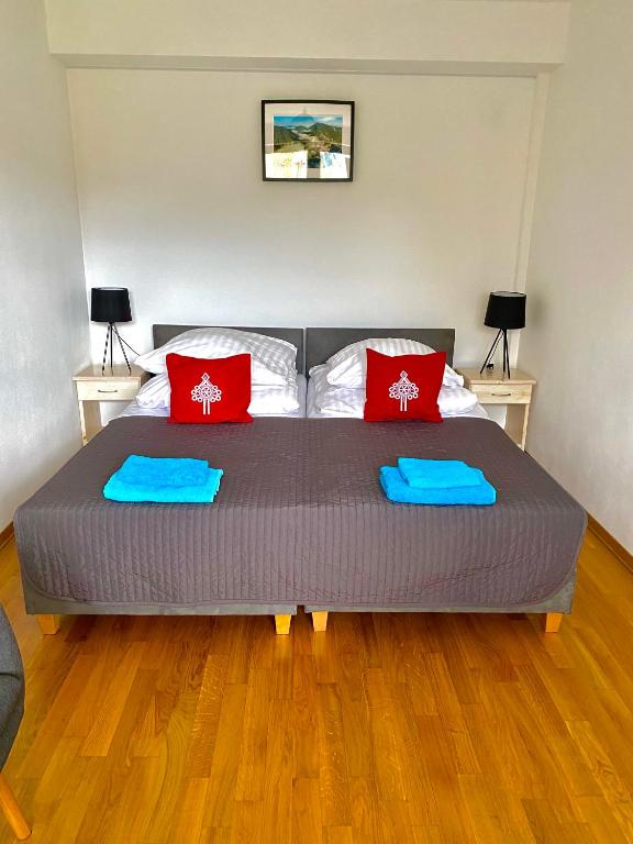 Letto o letti in una camera di Willa Aurinia