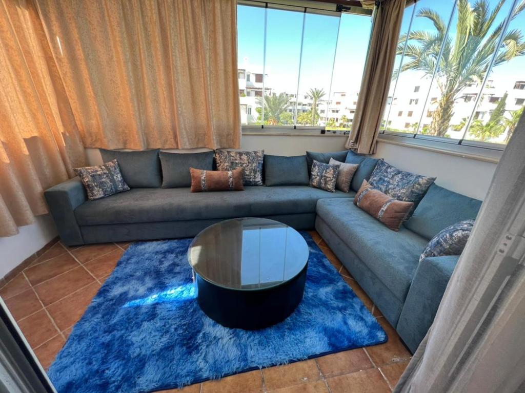 Posezení v ubytování la Cassia Cabo Appartement