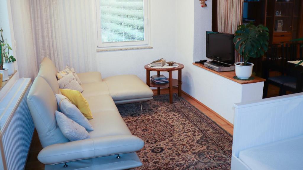 Posezení v ubytování Ferienwohnung - a Auszeit