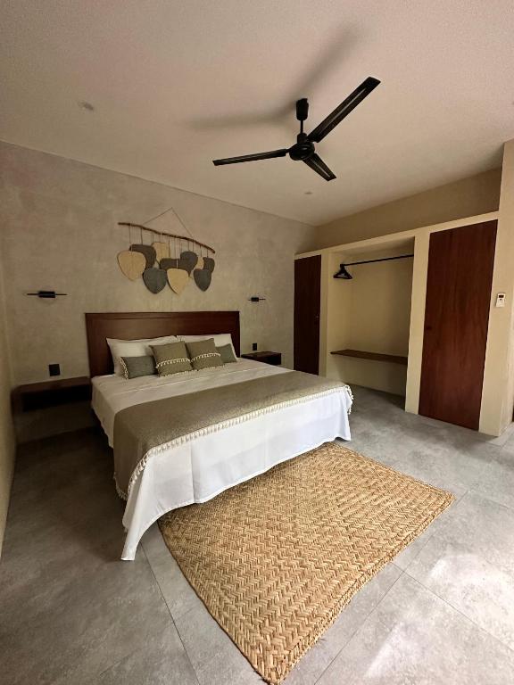 Postel nebo postele na pokoji v ubytování Casa Árabe