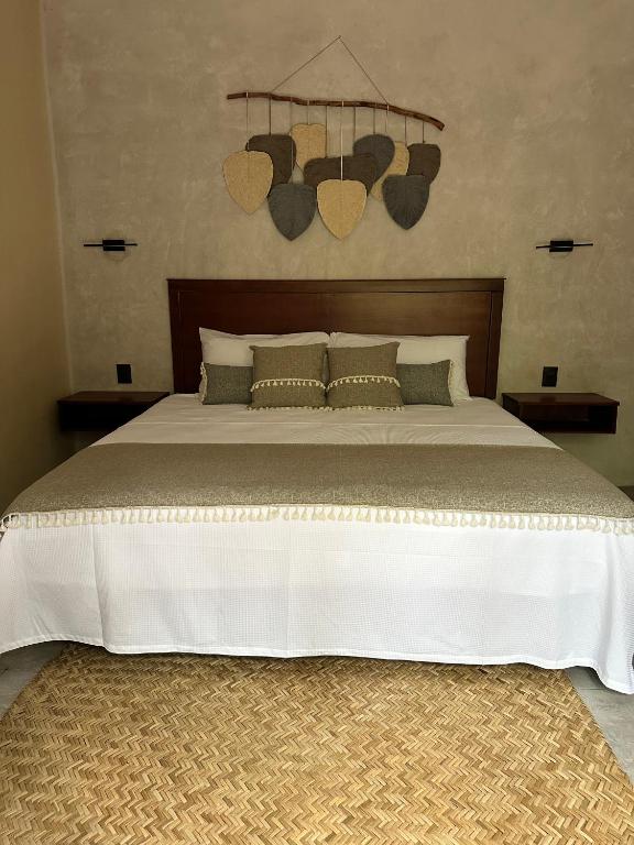 Postel nebo postele na pokoji v ubytování Casa Árabe