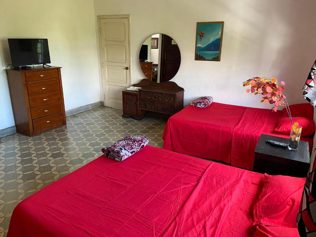 Hostal Cumbres del Volcan Flor Blanca - Dört Kişilik Oda - Özel Banyolu