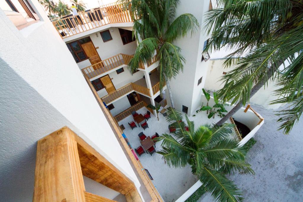 Balkón nebo terasa v ubytování Tropic Tree Maldives