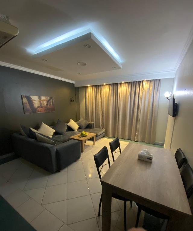 A seating area at Delta Sharm 205