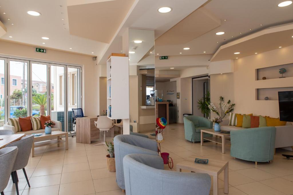 Posezení v ubytování Al Mare Hotel