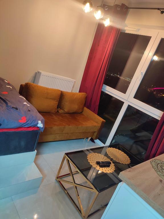 Posedenie v ubytovaní Apartament blisko morza Izabella & Lilianna Gdańsk Nowa Letnica