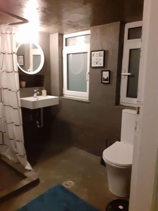 Kúpeľňa v ubytovaní Athens Mets-Central apt