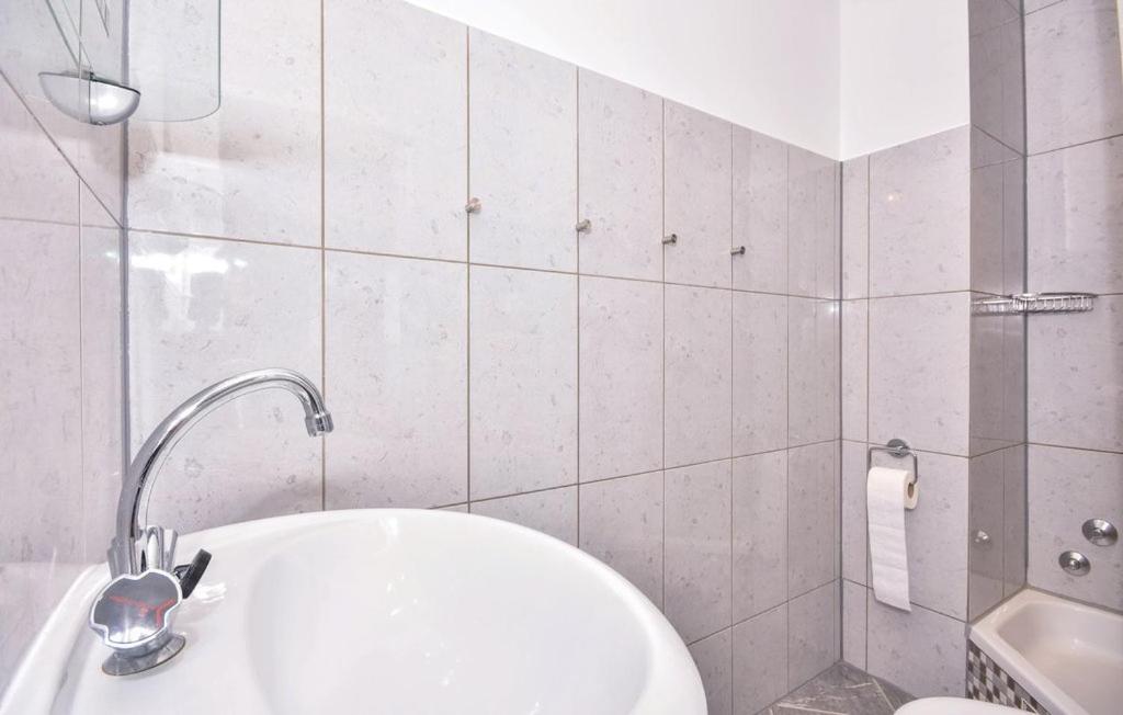 Koupelna v ubytování Villa Anči