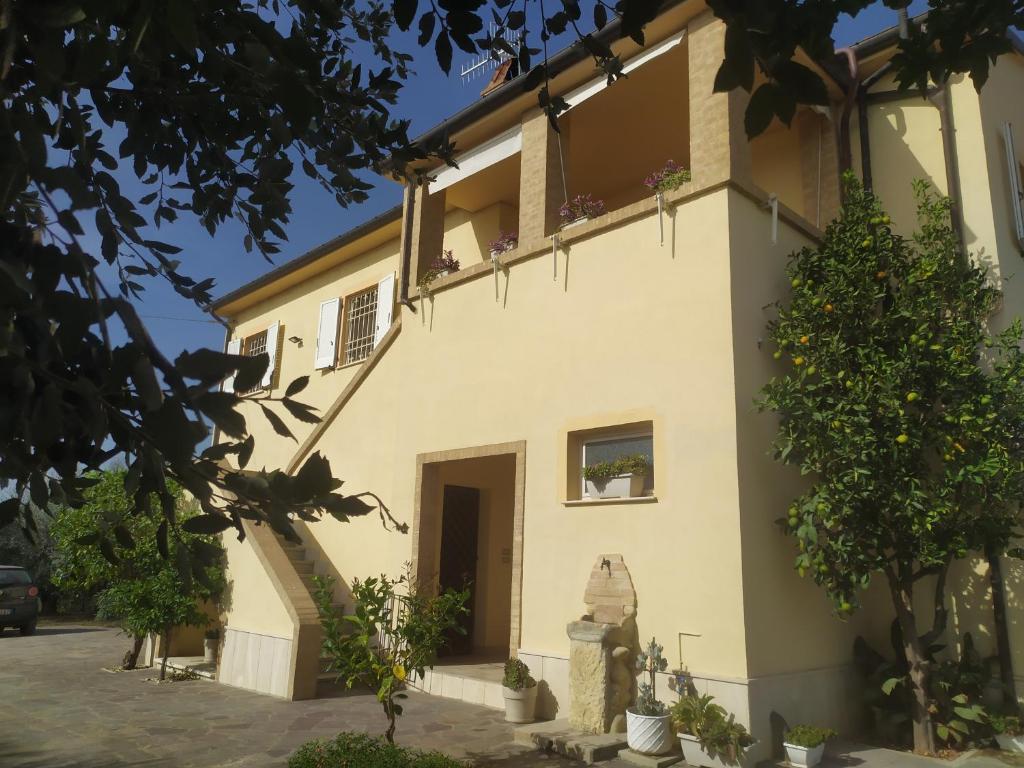 Budova, kde se bed and breakfast nachází