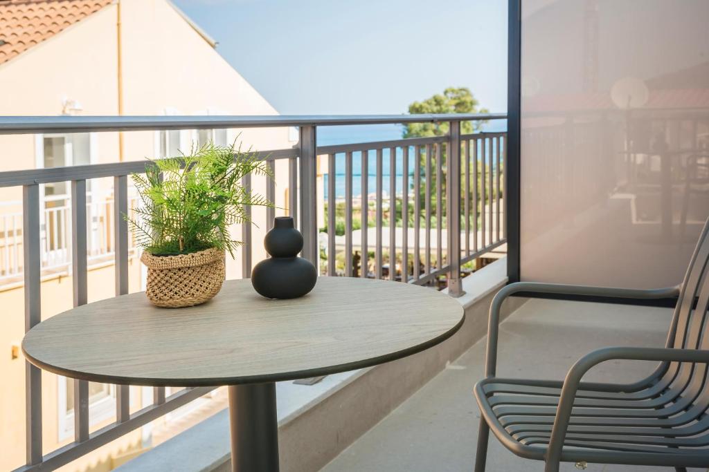 Balkón nebo terasa v ubytování Skala Hotel