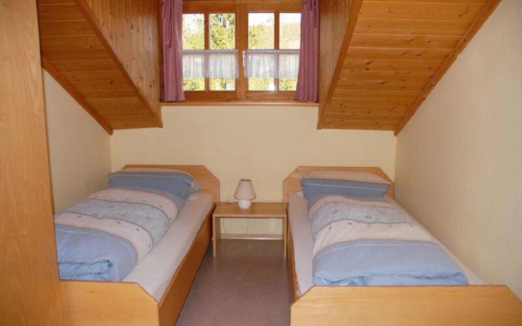 Postel nebo postele na pokoji v ubytování Ferien- und Freizeithof Bindl