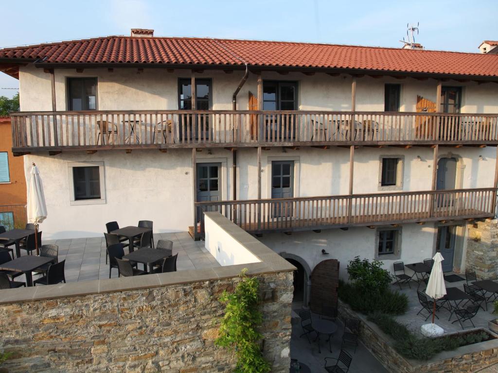 Balkón nebo terasa v ubytování Boutique Hotel Dvor