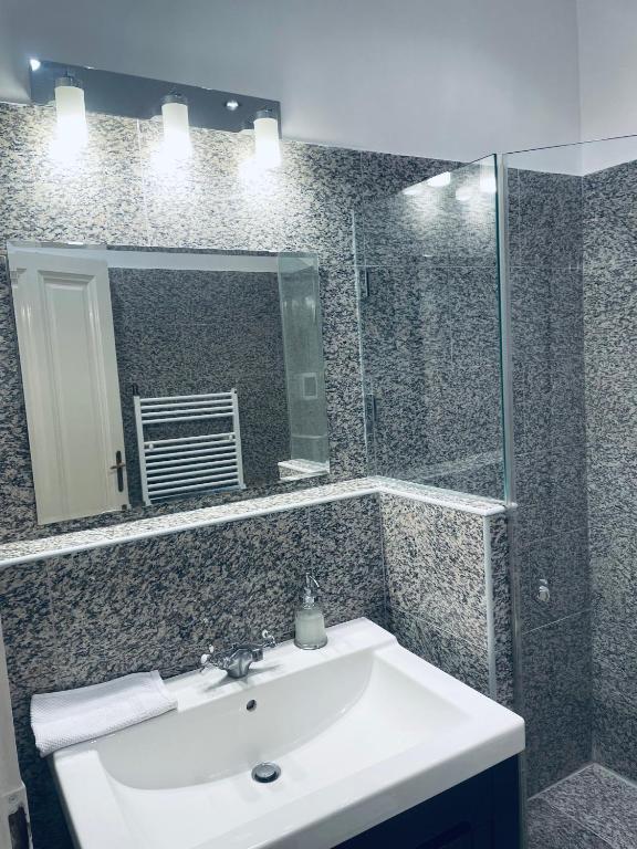 Kúpeľňa v ubytovaní Studio B