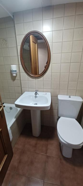 Koupelna v ubytování El Caserío