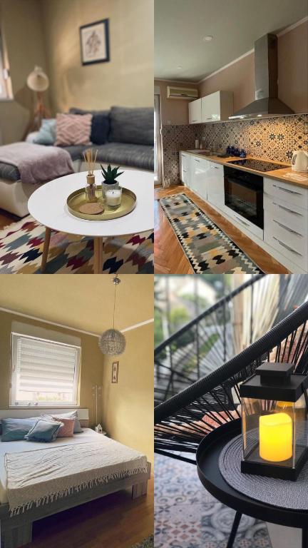 A cozinha ou kitchenette de Stan na dan Apartman Stella