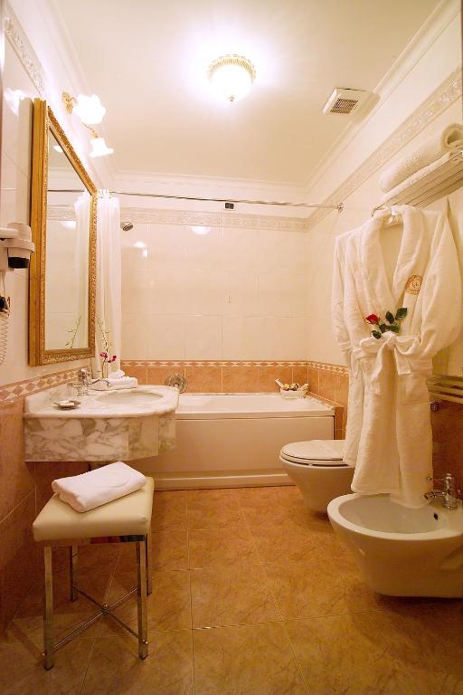 Koupelna v ubytování Hotel dei Consoli Vaticano