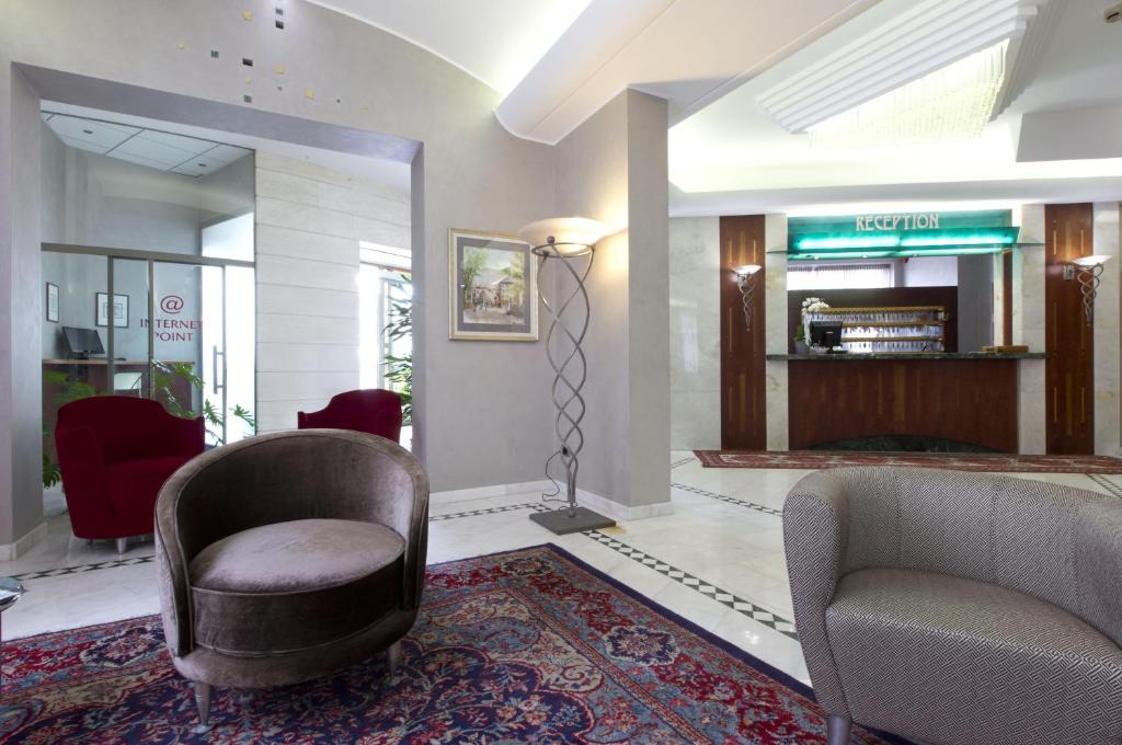 Posezení v ubytování Palace Hotel Moderno