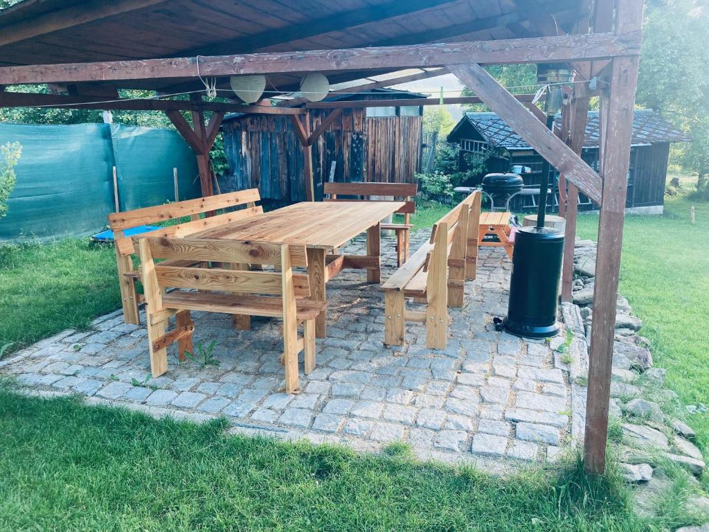Zahrada ubytování Chalupa Zdíkov na Šumavě