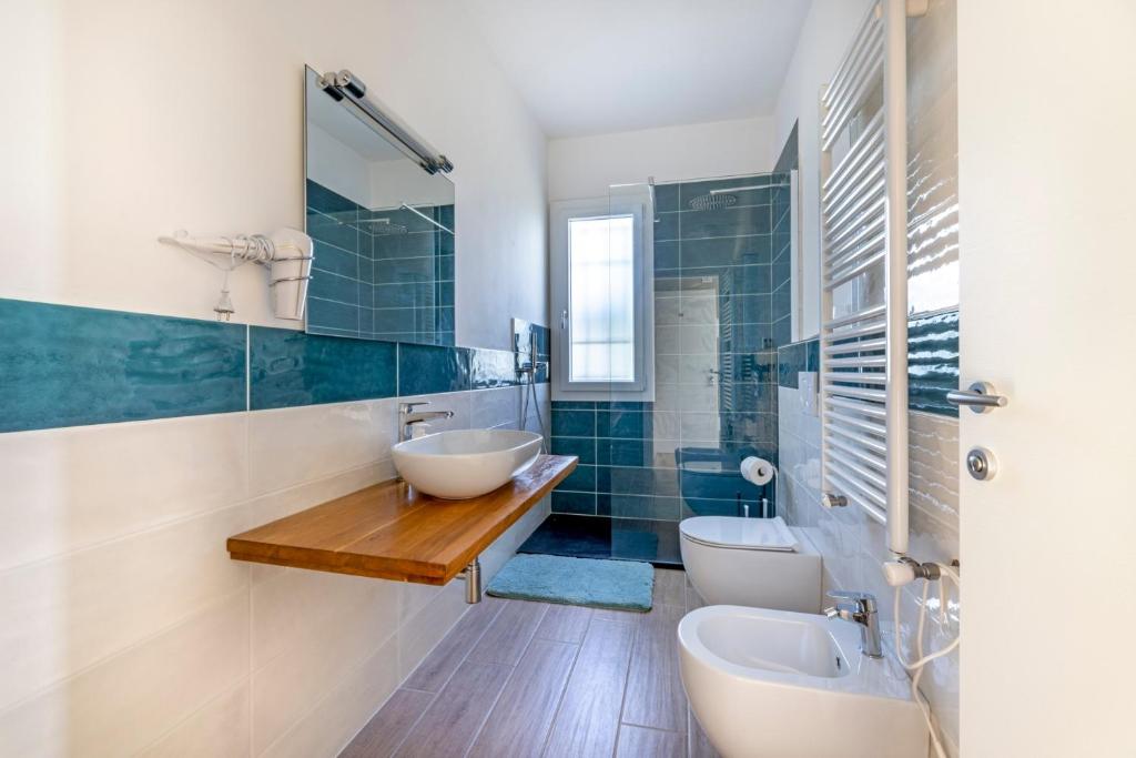 Łazienka w obiekcie Agriturismo Cascina Trevo