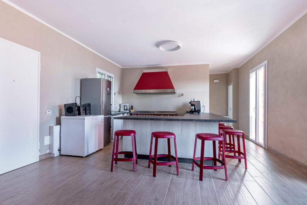 Kuchnia lub aneks kuchenny w obiekcie Agriturismo Cascina Trevo