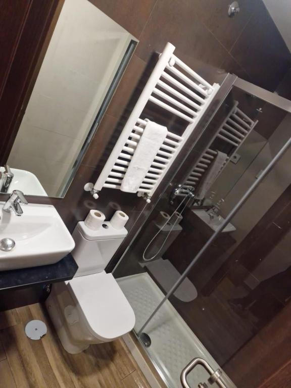 Un baño de Hostal Corazón de Madrid